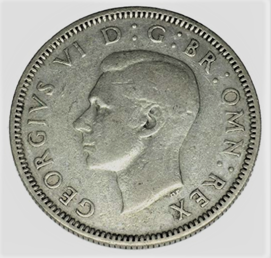 344. George VI Shilling (Scotland) 1939. Ref. 344.PNG
